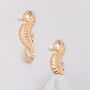 G Decor Set Of Two Gold Seahorse Wall Coat Hooks, thumbnail 5 of 5
