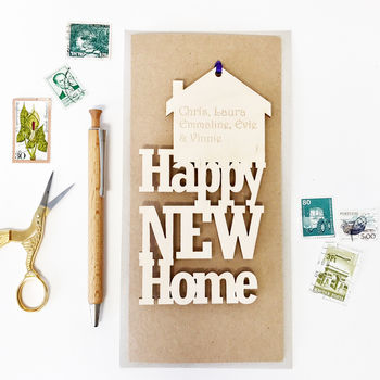 Personalised New Home Congratulation Card, 4 of 12