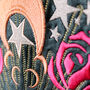 Black Custom Bride Leather Jacket 'Drunk In Love', thumbnail 6 of 7