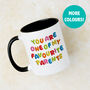 Favourite Parent Father's Day Mug, thumbnail 1 of 8