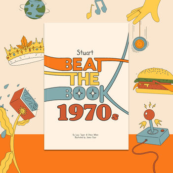 Personalised 'Beat The Book' 1970s Nostalgia Book, 3 of 8