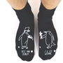 Penguin Personalised Groomsman Socks, thumbnail 1 of 2