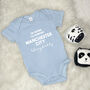 I'm Going To Support… Team Personalised Babygrow, thumbnail 4 of 9