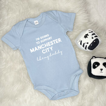 I'm Going To Support… Team Personalised Babygrow, 4 of 9