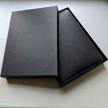 Personalised Luxury Leather Refillable Notebook, 4 of 12