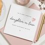 Personalised Daughter In Law Birthday Card Pink Balloon, thumbnail 1 of 7