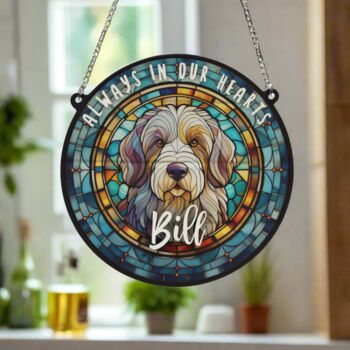 Old English Sheepdog Memorial Suncatcher, 5 of 6