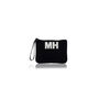 Personalised Velvet Clutch Bag With Leather Wristlet, thumbnail 1 of 5
