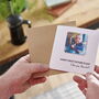 Personalised First Father's Day Photo Magnet Card, thumbnail 2 of 5