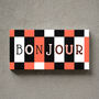 Bonjour Sign Personalised Print Gift, thumbnail 1 of 10