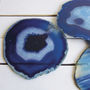 Blue Agate Coaster Set Of Two, thumbnail 2 of 3