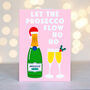 Prosecco Christmas Card, thumbnail 4 of 4