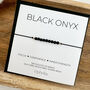 Black Onyx Silk Bracelet, thumbnail 1 of 5