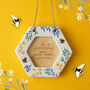 The Beekeeper Mini Ceramic Hanging Photo Frame, thumbnail 1 of 4