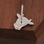 Sterling Silver Dairy Cow Stud Earrings, thumbnail 5 of 11