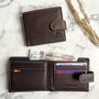 Rfid Secure Black Leather Wallet, thumbnail 4 of 6