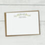 Personalised Floral Correspondence Note Cards, thumbnail 2 of 3