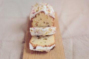 Pistachio, Rose And Lemon Drizzle Cake, 2 of 3