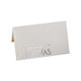 Silver Foil Merry Christmas Place Cards, thumbnail 2 of 5