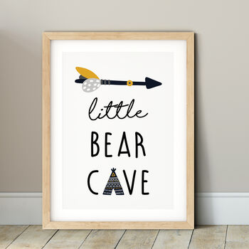 Little Bear Cave Art Print, 2 of 4