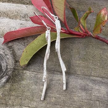 Silver Willow Earrings, 2 of 6
