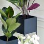 Square Metal Planter With Stand, thumbnail 2 of 9