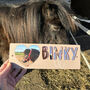 Personalised Horse Photo 3D Acrylic Stable Sign, thumbnail 4 of 5