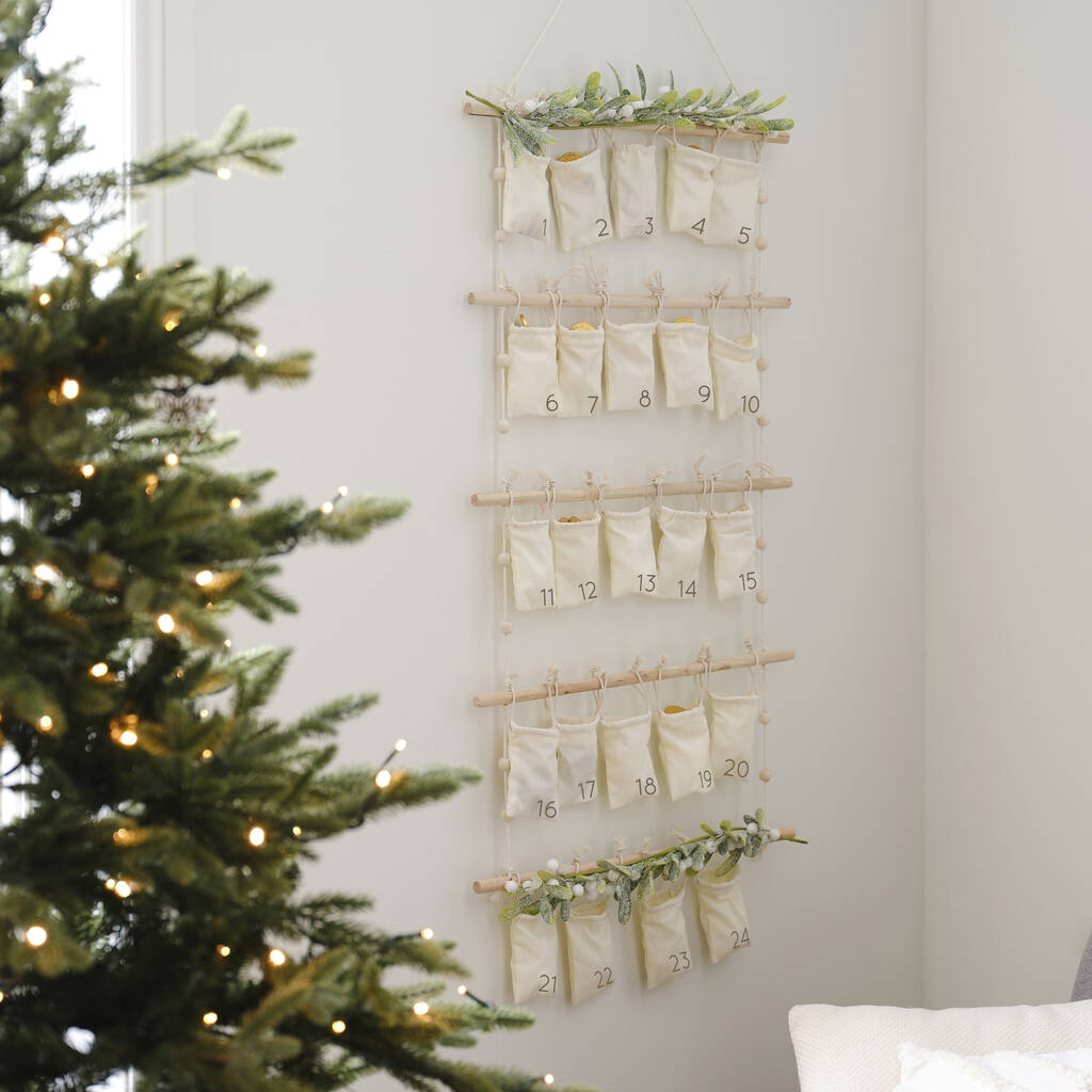 Hanging Fill Your Own Advent Calendar By Ginger Ray 