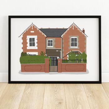 Personalised Illustrated House Portrait, 5 of 8