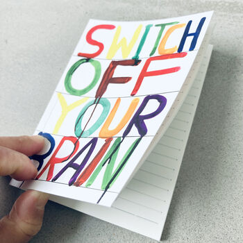 Switch Off David Shrigley Notebook, 2 of 5