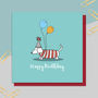 Birthday Sausage Dog Card, thumbnail 2 of 2