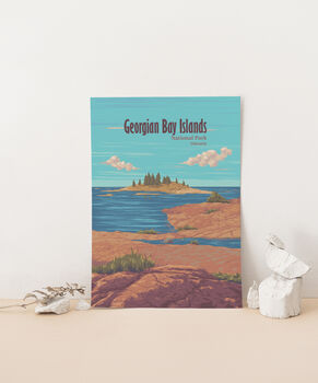 Georgian Bay Islands National Park Canada Travel Poster, 2 of 8