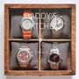 Personalised Four Watches Wood And Glass Watch Box, thumbnail 1 of 7