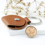 80th Birthday 1945 Farthing Keepsake Keyring, thumbnail 1 of 9