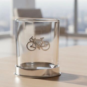 Personalised Cycling Icon Pewter Tumbler, 2 of 5