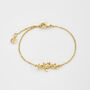 Gold Jasmine And Pearl Bracelet, thumbnail 4 of 10