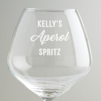 Personalised Aperol Spritz Glass, 5 of 8