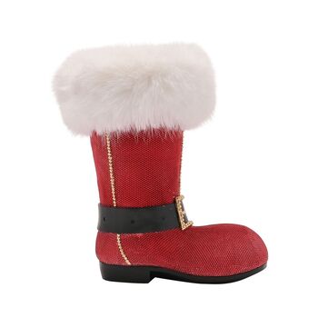 Christmas Santa Boot Wine Bottle Holder, 2 of 5
