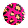 Wild Cat Leopard Print Pink Handbag Mirror And Pouch, thumbnail 2 of 10