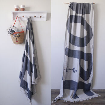 Home Sweet Home, Double Layer Cotton Throw, 8 of 11