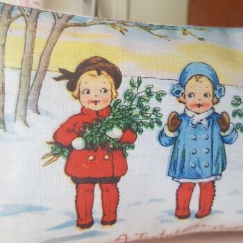 Christmas Illustration Fragranced Fabric Gift Sachet, 2 of 4