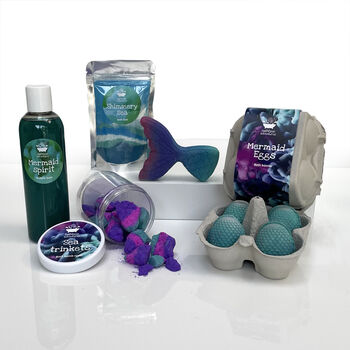Mermaid Bath Bomb Gift Collection, 2 of 10