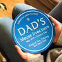 Personalised Blue Plaque Mouse Mat For Dad, thumbnail 2 of 5