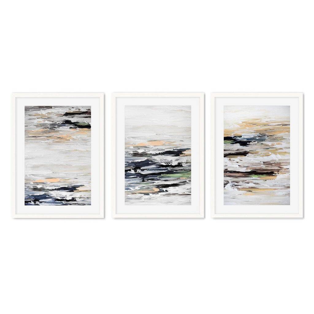 Abstract Dawn Print Set Of Three By Abstract House