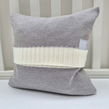 Personalised Knitted Fox Cushion, 2 of 4