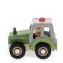 Green Tractor Wooden Push Along Vehicle Toy, thumbnail 4 of 7