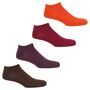 Four Pack Essential Men's Trainer Socks Sunset, thumbnail 1 of 3