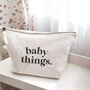 Baby Things Canvas Pouch, thumbnail 2 of 2