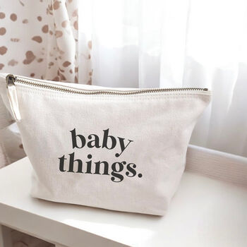 Baby Things Canvas Pouch, 2 of 2