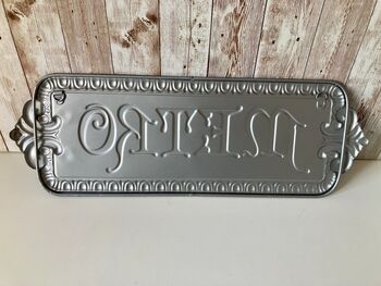 47cm Blue Metal Paris Metro Sign – Vintage Wall Plaque, 5 of 6